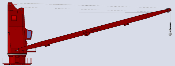 Marine Hydraulic Cargo Crane
