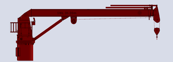 Marine Telescopic Boom