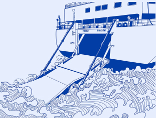 Stern ramp