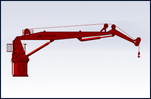 Knuckle boom crane