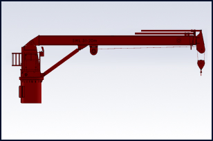 Telescopic boom crane